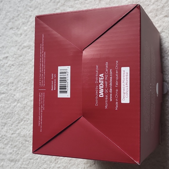 DavidsTea Latte Mug in Beetroot - Picture 4 of 4